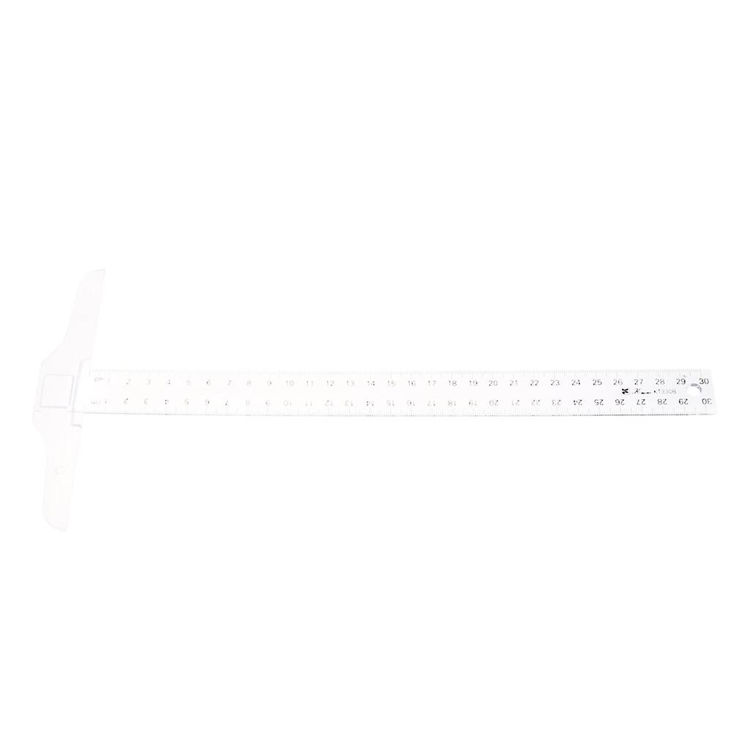 Picture of R109 WHITE T-RULER 30CM
